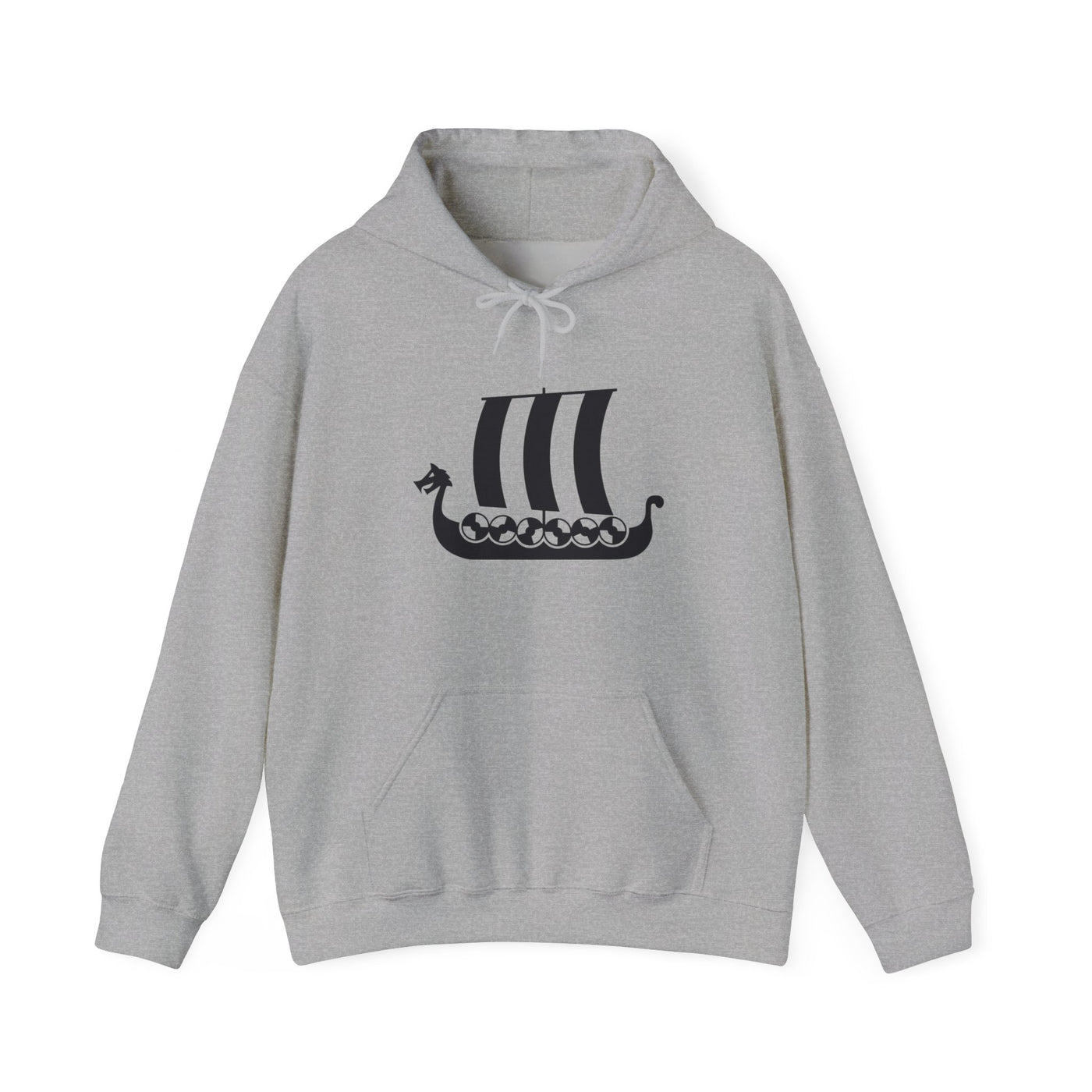 Viking Ship Hooded Sweatshirt