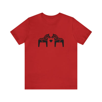Dala Horse Unisex T-Shirt - Scandinavian Design Studio