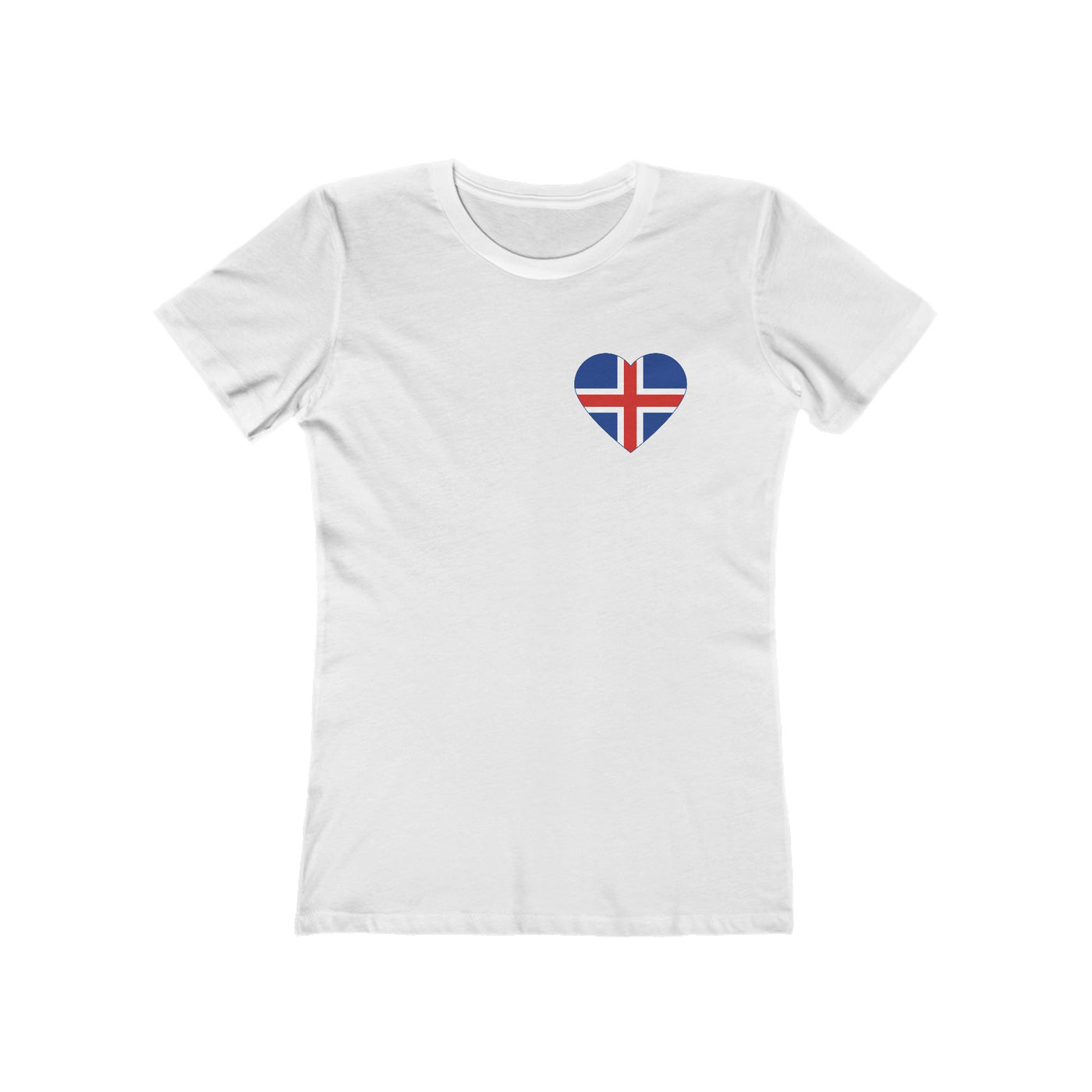 Icelandic Flag Heart Women's Fit T-Shirt