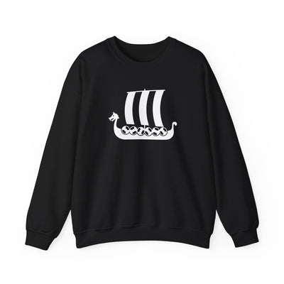 Viking Ship Sweatshirt - Scandinavian Design Studio