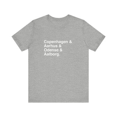 Cities Of Denmark Unisex T-Shirt
