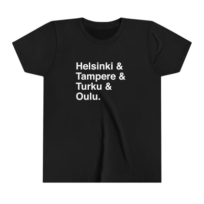 Cities Of Finland Kids T-Shirt