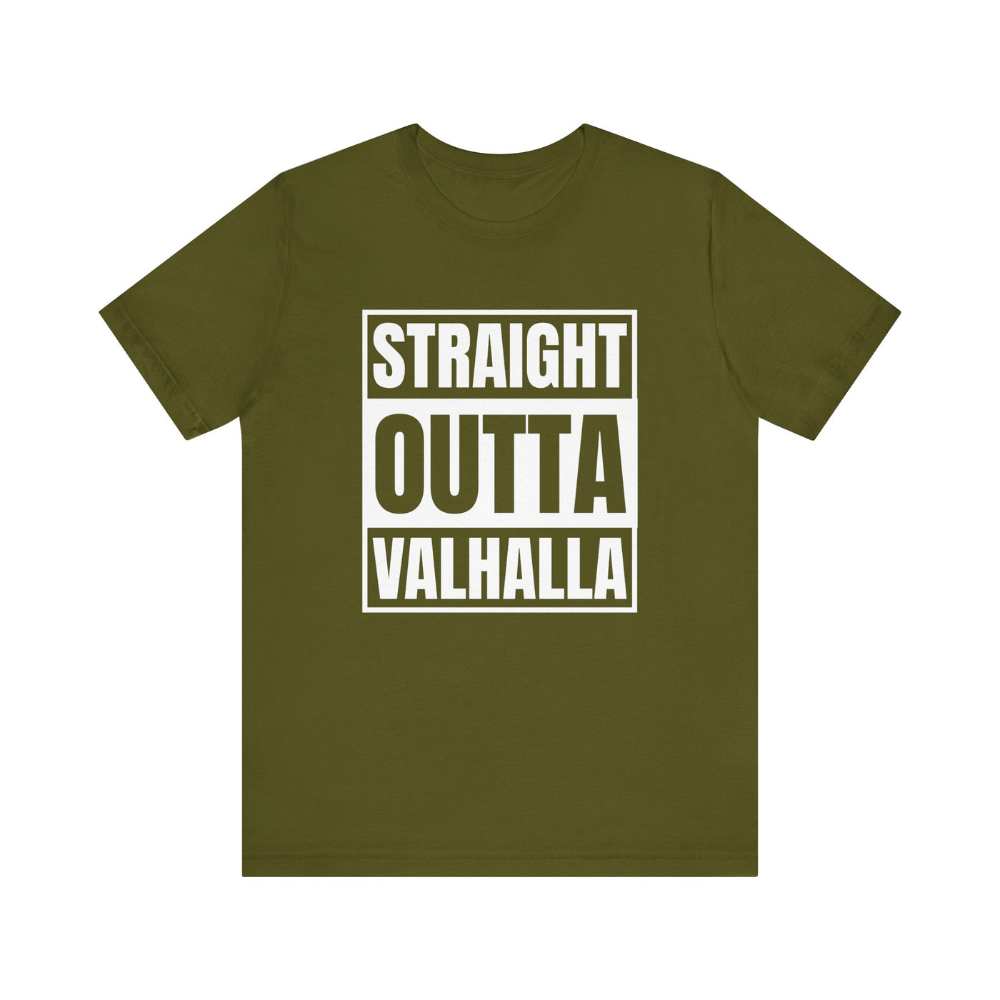 Straight Outta Valhalla Unisex T-Shirt - Scandinavian Design Studio