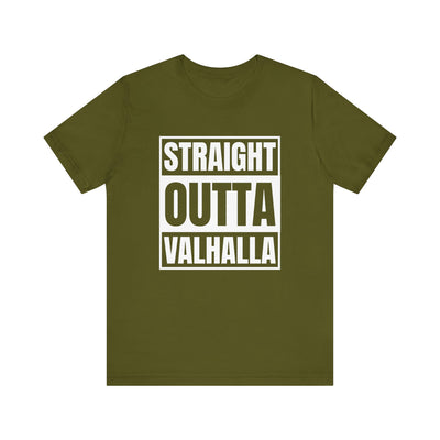 Straight Outta Valhalla Unisex T-Shirt - Scandinavian Design Studio