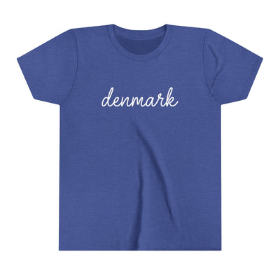 Denmark Script Kids T-Shirt