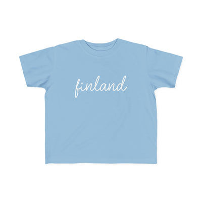 Finland Script Toddler Tee