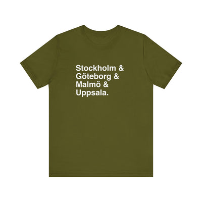 Cities Of Sweden Unisex T-Shirt