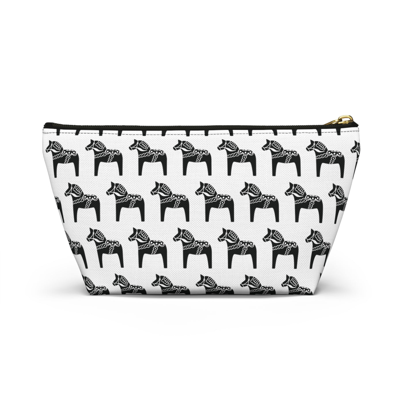 Dala Horse Print Makeup Bag