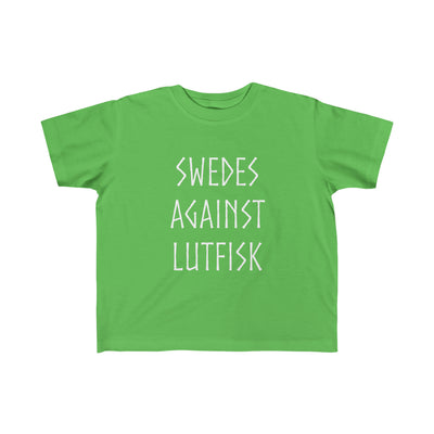 Swedes Against Lutfisk Toddler Tee