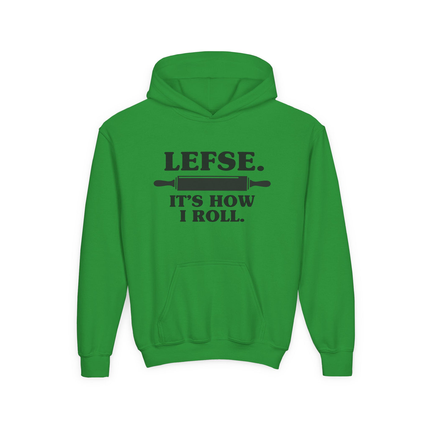 Lefse It's How I Roll Kids Hoodie