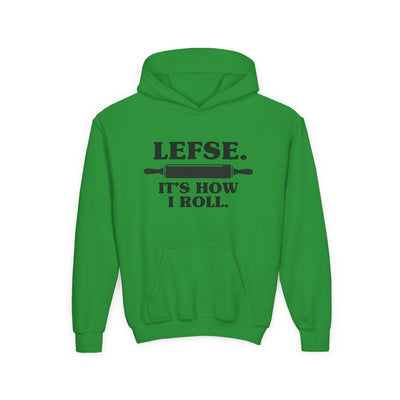 Lefse It's How I Roll Kids Hoodie