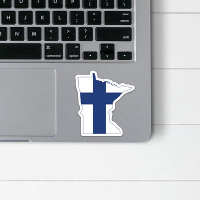 Minnesota Finnish Flag Sticker