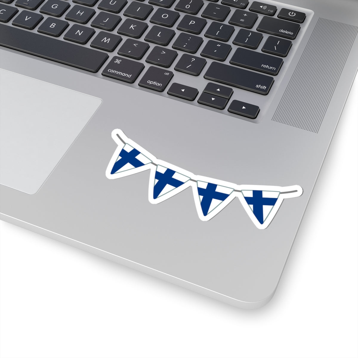 Finnish Flag Garland Sticker