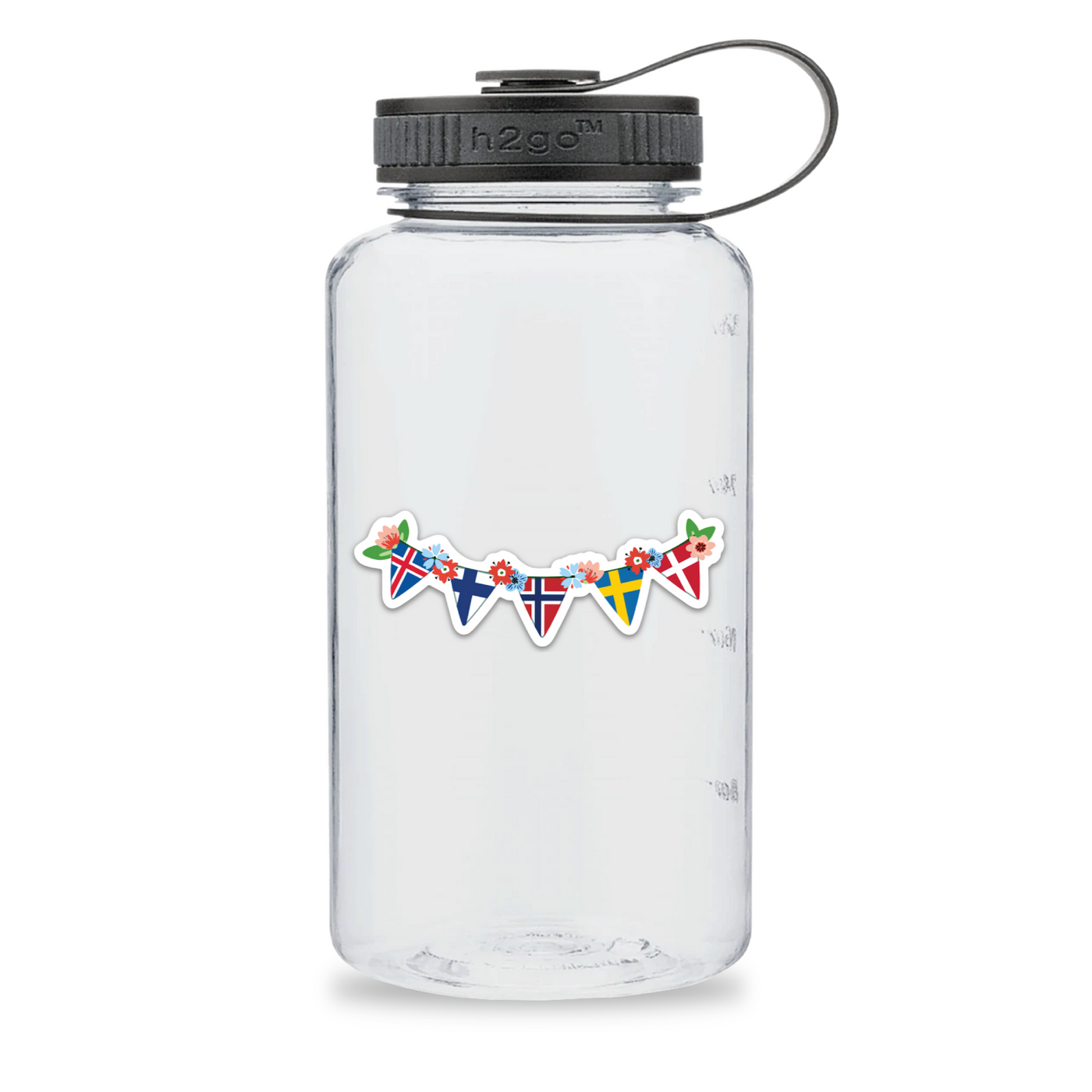 Nordic Flag Midsummer Garland Sticker