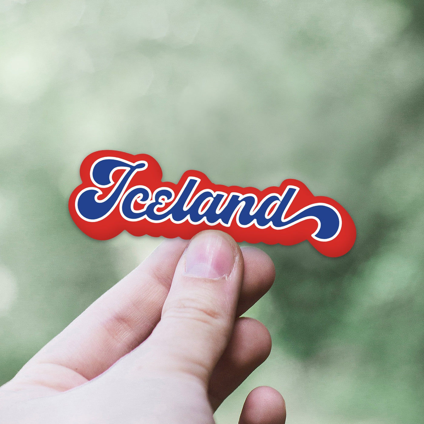 Retro Iceland Sticker