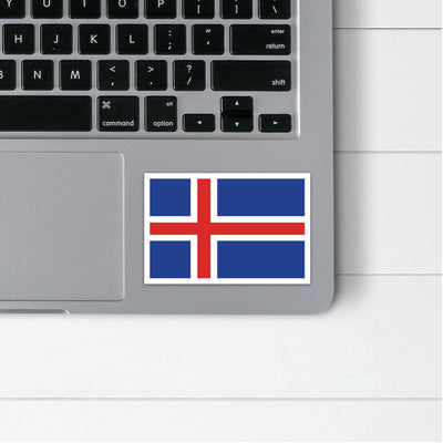 Icelandic Flag Sticker - Scandinavian Design Studio