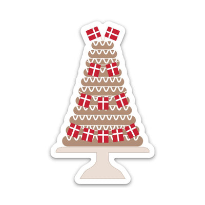 Danish Flag Kransekage Sticker
