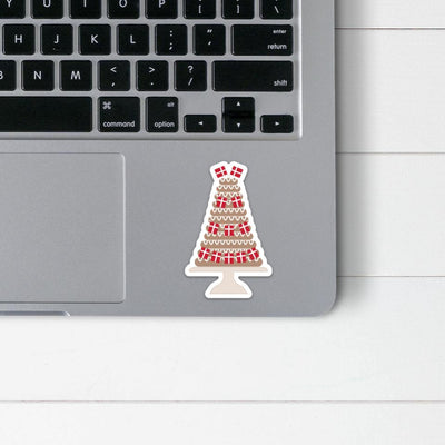 Danish Flag Kransekage Sticker