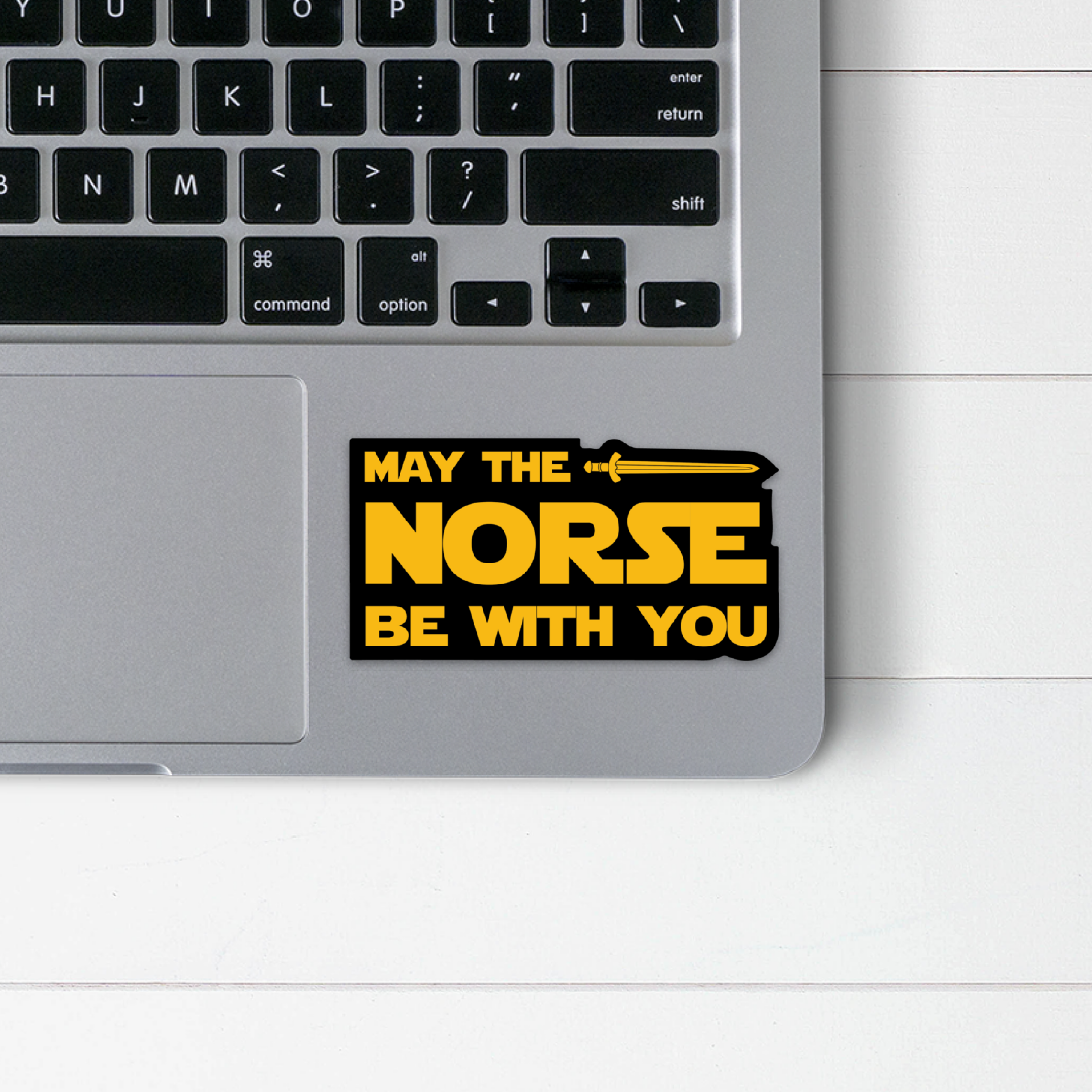 May The Norse Be With You Sticker