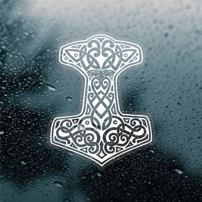 Thor's Hammer Mjolnir Sticker