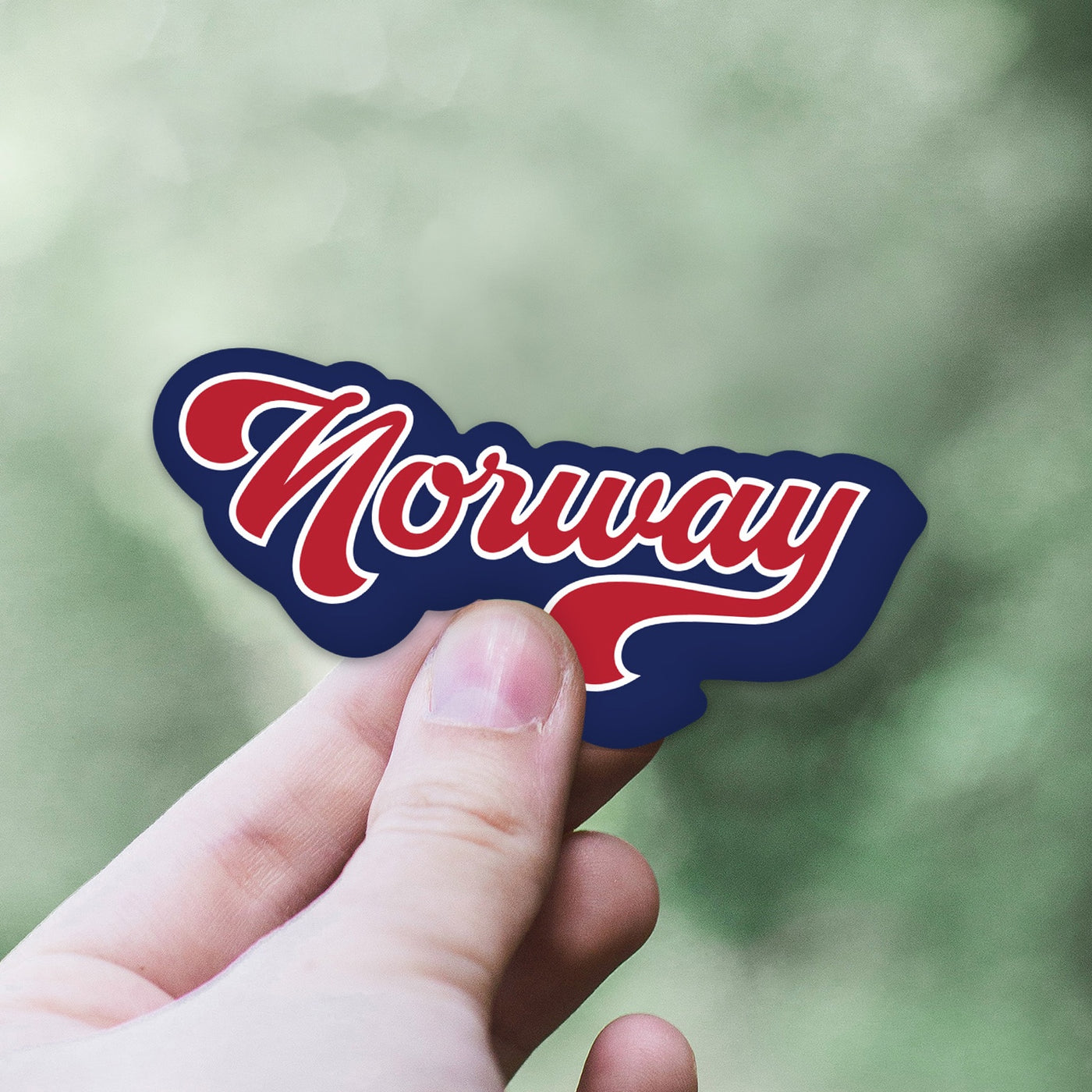 Retro Norway Sticker