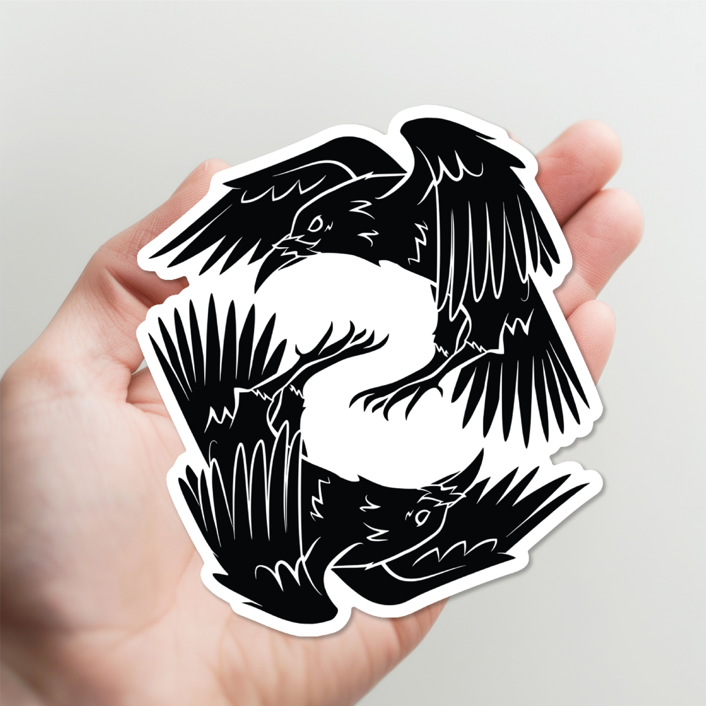 Odin's Ravens Sticker