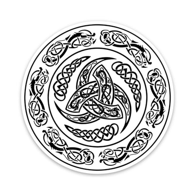 Viking Shield Sticker