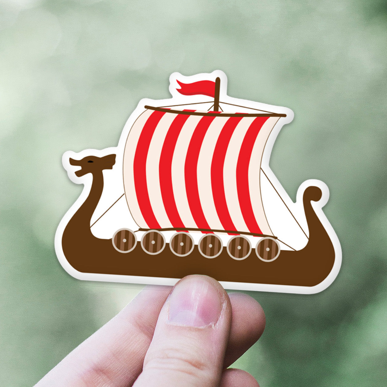Viking Ship Sticker