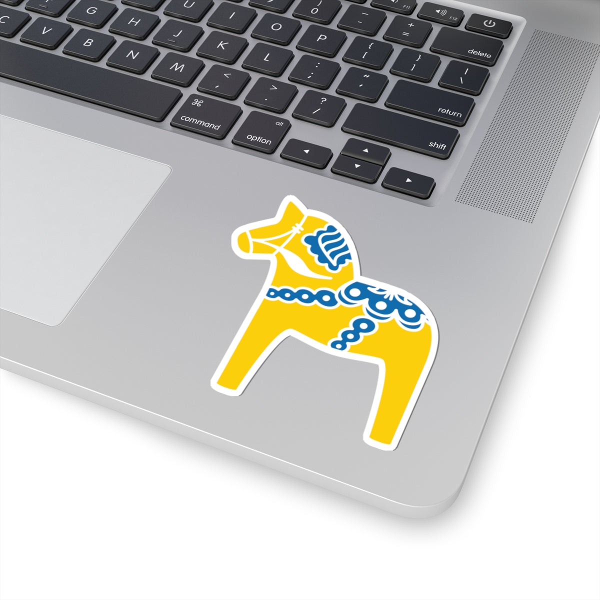 Yellow Dala Horse Sticker