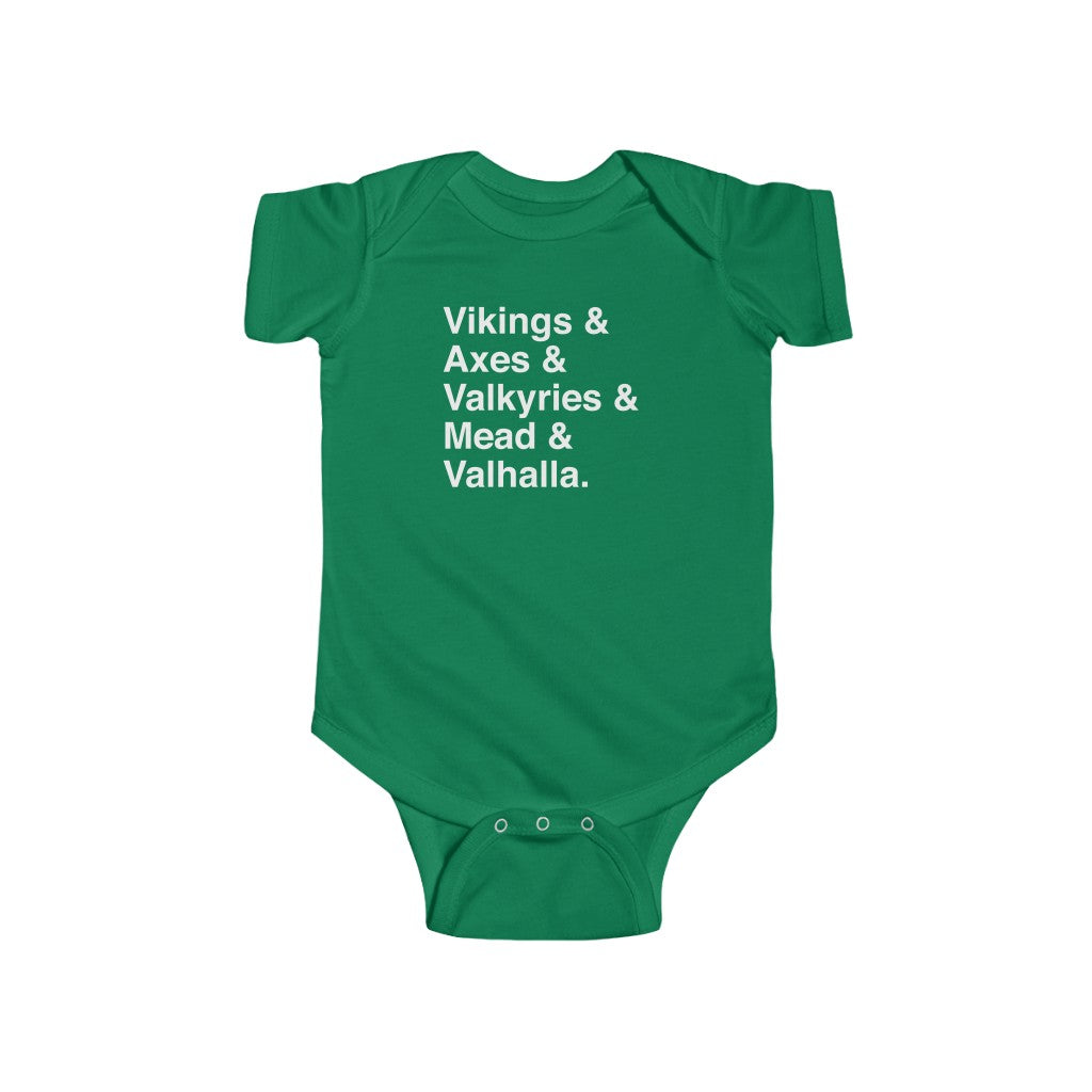 Viking Life Baby Bodysuit Scandinavian Design Studio