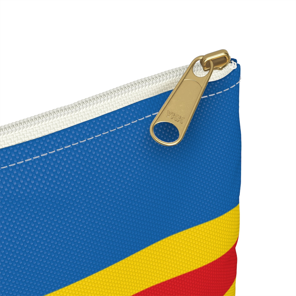 Åland Flag Accessory Pouch Scandinavian Design Studio