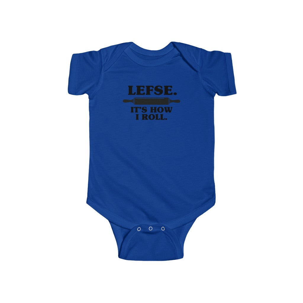 Lefse It's How I Roll Baby Bodysuit Scandinavian Design Studio