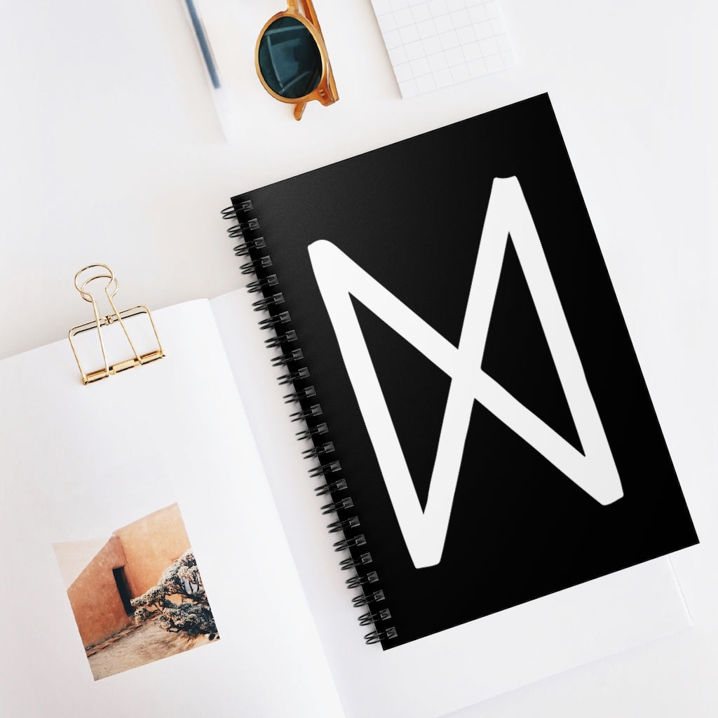 Dagaz (Day) Viking Rune Spiral Notebook Scandinavian Design Studio