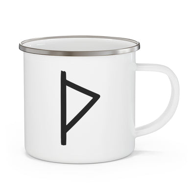 Thurisaz (Thor's Hammer) Viking Rune Enamel Camping Mug Scandinavian Design Studio