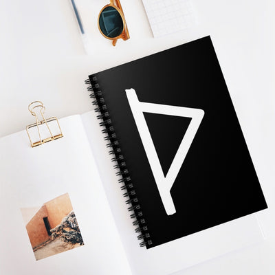 Thurisaz (Thor's Hammer) Viking Rune Spiral Notebook Scandinavian Design Studio