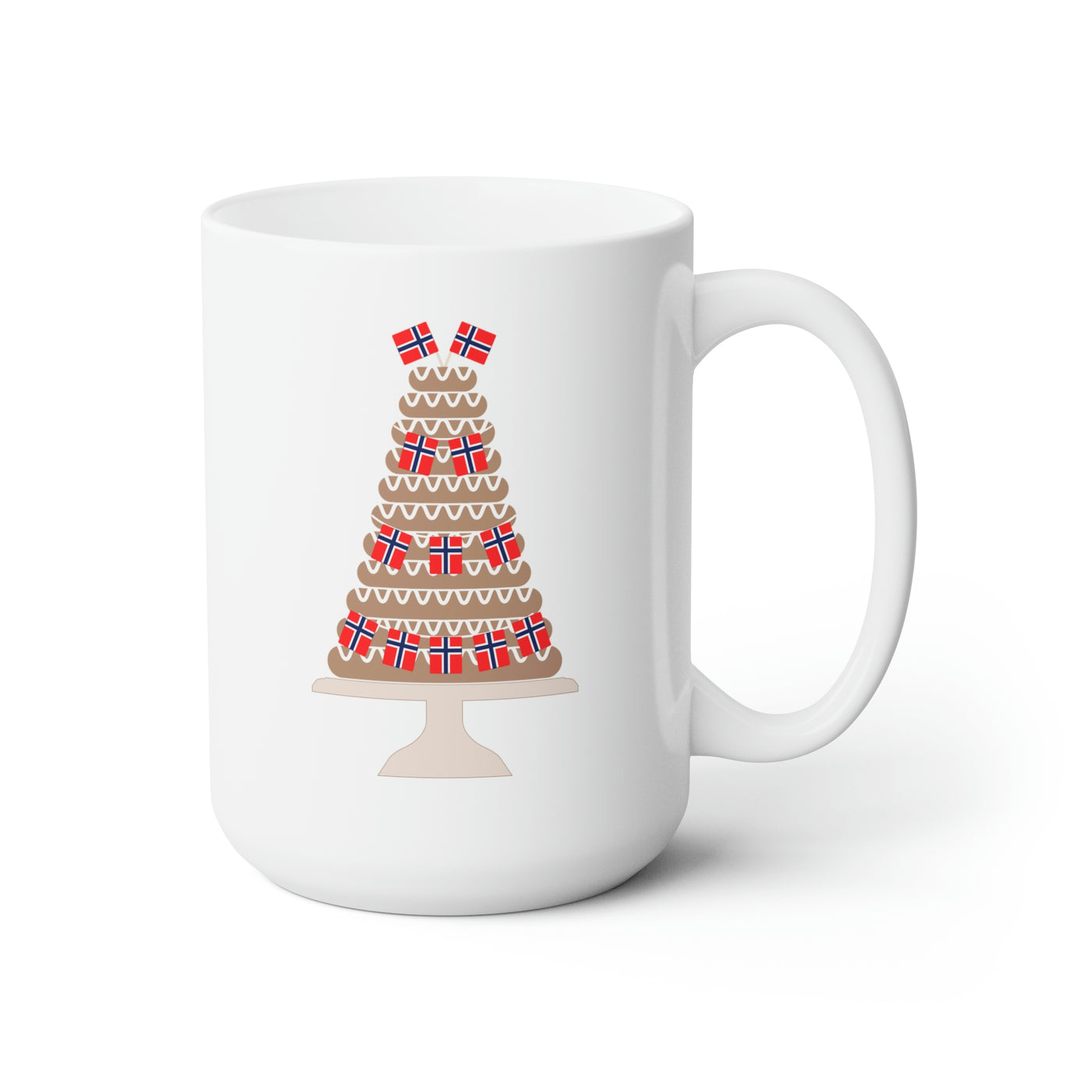 Norwegian Flag Kransekake Mug