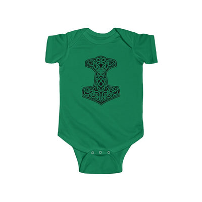 Thor's Hammer Mjolnir Baby Bodysuit Scandinavian Design Studio