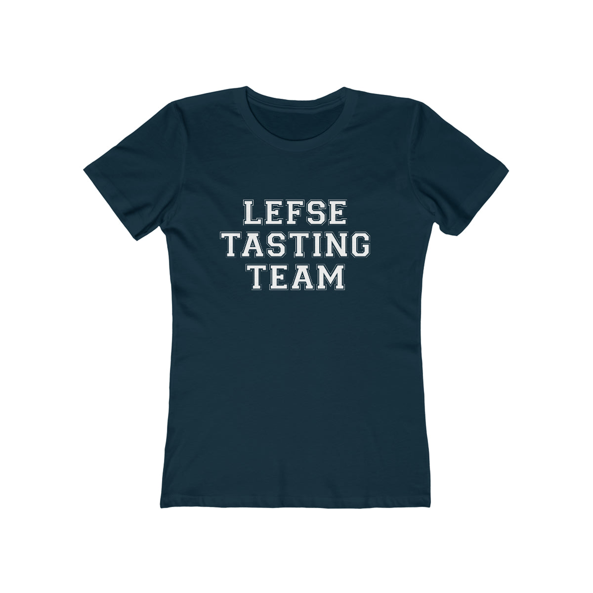 Lefse Tasting Team Women's Fit T-Shirt Scandinavian Design Studio