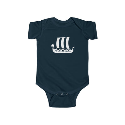 Viking Ship Baby Bodysuit Scandinavian Design Studio