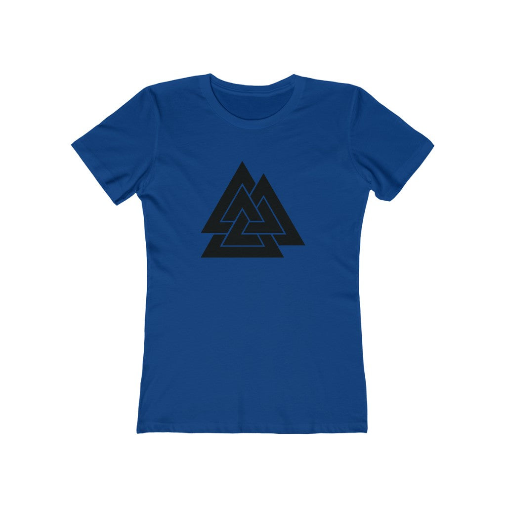 Valknut Women's Fit T-Shirt Solid Royal / S - Scandinavian Design Studio