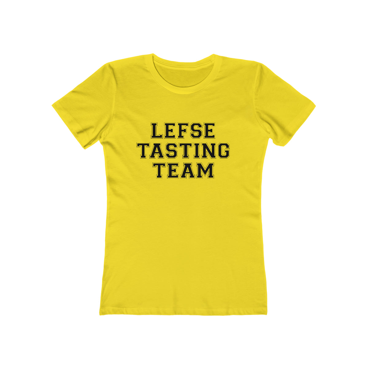 Lefse Tasting Team Women's Fit T-Shirt Scandinavian Design Studio