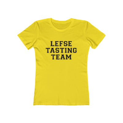 Lefse Tasting Team Women's Fit T-Shirt Scandinavian Design Studio