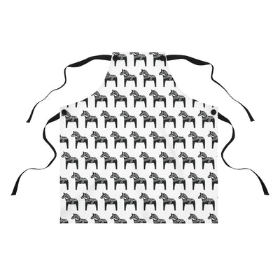 Dala Horse Print Apron Scandinavian Design Studio