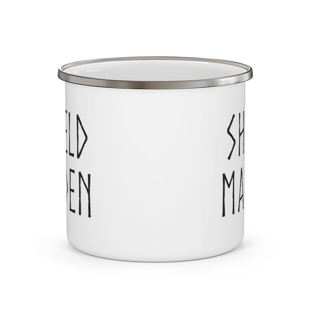 Shield Maiden Enamel Camping Mug Scandinavian Design Studio