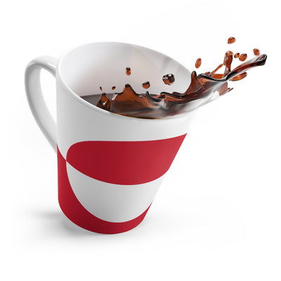 Greenlandic Flag Latte Mug Scandinavian Design Studio