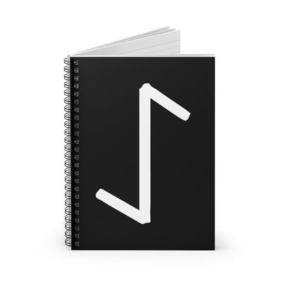 Eihwaz (Yew Tree) Viking Rune Spiral Notebook Scandinavian Design Studio