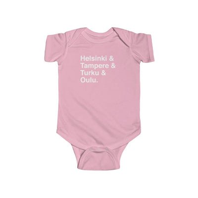 Cities Of Finland Baby Bodysuit Scandinavian Design Studio