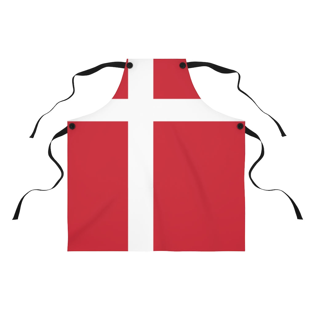 Danish Flag Apron Scandinavian Design Studio