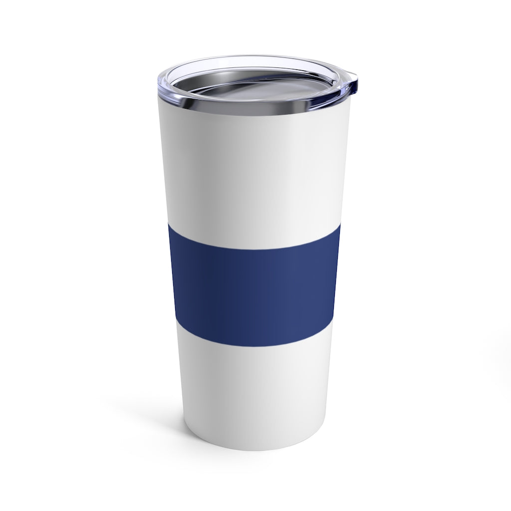 Finnish Flag 20 oz Insulated Tumbler Scandinavian Design Studio