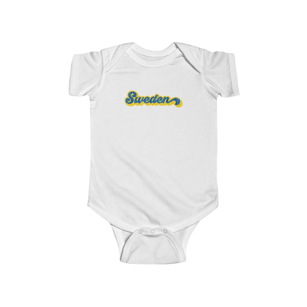Retro Sweden Baby Bodysuit Scandinavian Design Studio